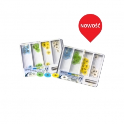 Denco krążki do polerowania 10mm zestaw 40szt. + trzymadełko