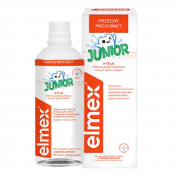 Płyn do płukania jamy ustnej dla dzieci 6-12 lat - ELMEX Junior