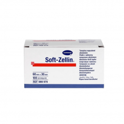 Hartmann Soft-Zellin gaziki do dezynfekcji 60x30mm