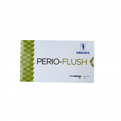 Arkona Perio-Flush jest gotowym roztworem soli mineralnych z dodatkiem soli amoniowej