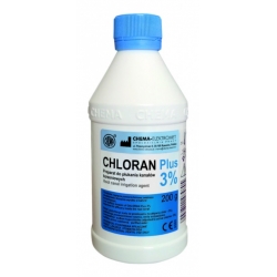 Chema Chloran Plus 3% - preparat do płukania kanałów korzeniowych.