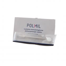 Jednorazowe lusterko stomatologiczne Polmil 1szt.