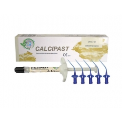 Materiał do tymczasowych wypełnień na bazie wodorotlenku wapnia Cerkamed Calcipast