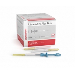 Septodont Ultra Safety Plus Twist / Sterylne igły do iniekcji 100szt.