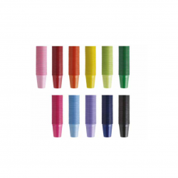 BMS Dental kubki jednorazowe kolorowe 200ml / 100szt.