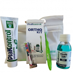 Kompletny zestaw produktów do higieny jamy ustnej Plakkontrol Ortho Kit